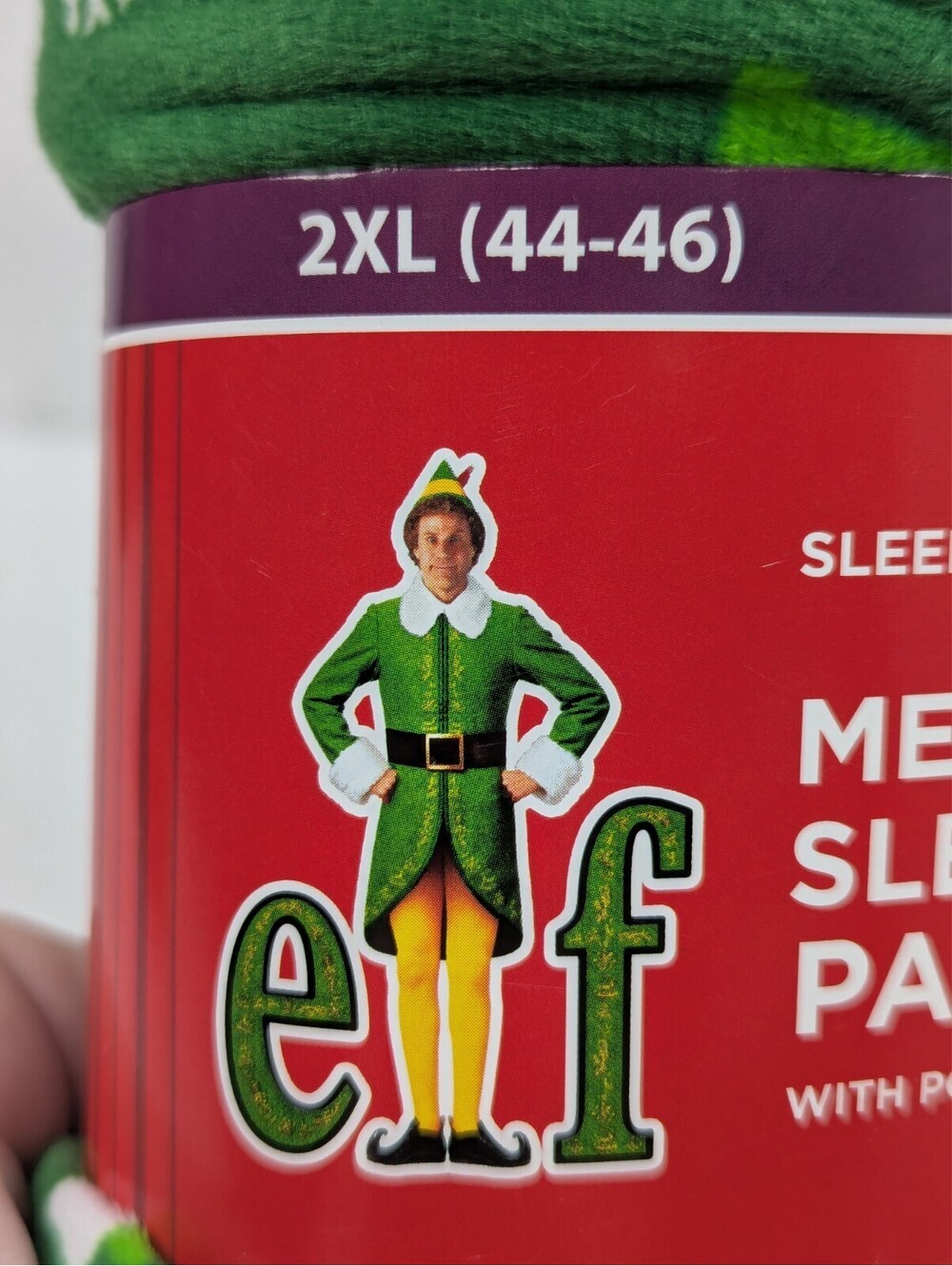elf Movie - Men's Christmas Fleece Sleep Pants - Size 2XL (44-46)